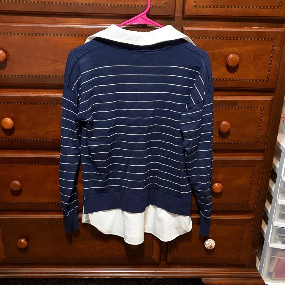 Hilary Radley stylish navy